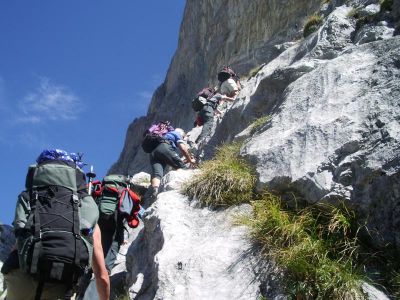 009-Aufstieg vom Raetikonhoehenweg zum Schweizer Tor